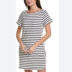 Tommy Bahama Blue and White Striped Jovanna short sleeve dress XLG